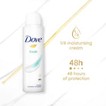 Fresh Anti-perspirant With 48h Sweat Protection Deo For Women 150ml, 6 Pack