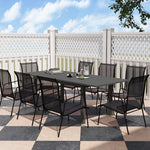 Extending Aluminium Table, Slatted Top, Grey