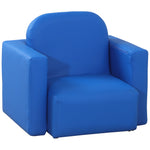 Kids Mini Sofa 2 In 1 Table Chair Set Children Armchair Seat Girl Boys | Blue