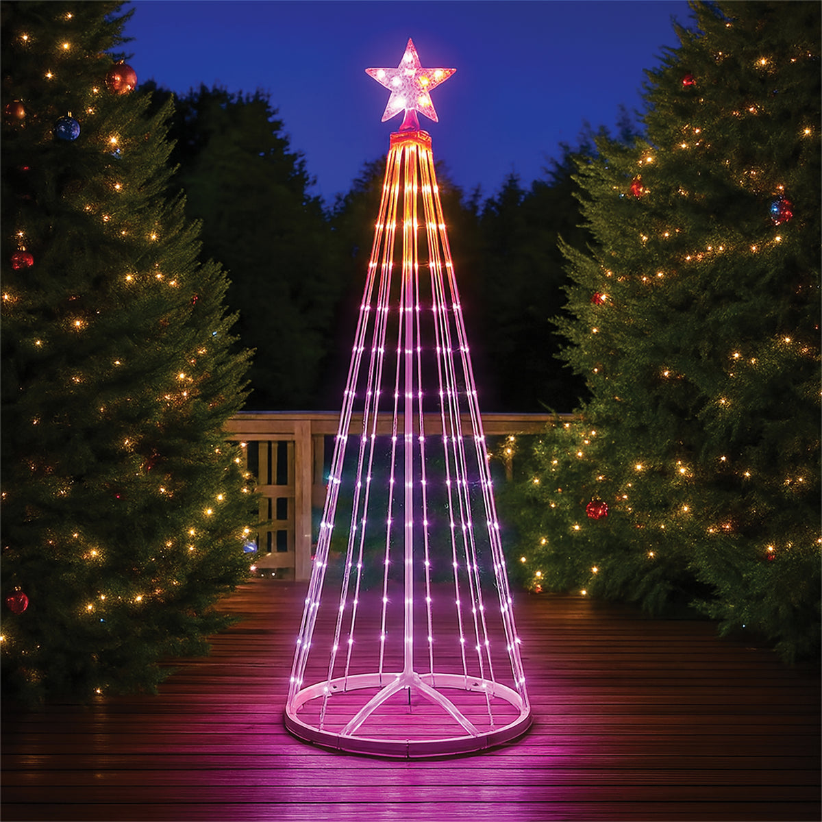 Rgb Led Tree With Remote & App Control | 1.2m | White