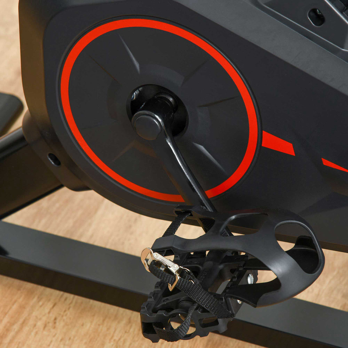 HOMCOM Indoor Exercise Bike With Adjustable Height, Resistance