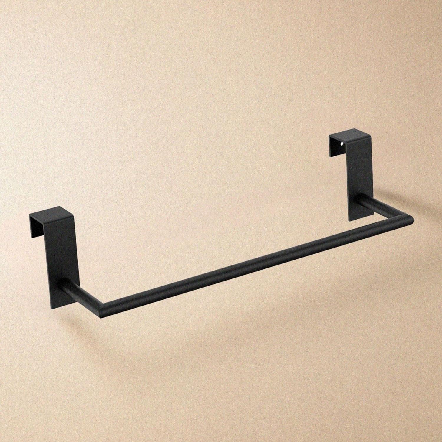 Towel Rail, 28cm Over Cabinet Door Black, Anti-corrosion Stick Collection