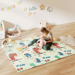 Baby Play Mat, Foldable Activity Playmat, Dinosaur Theme