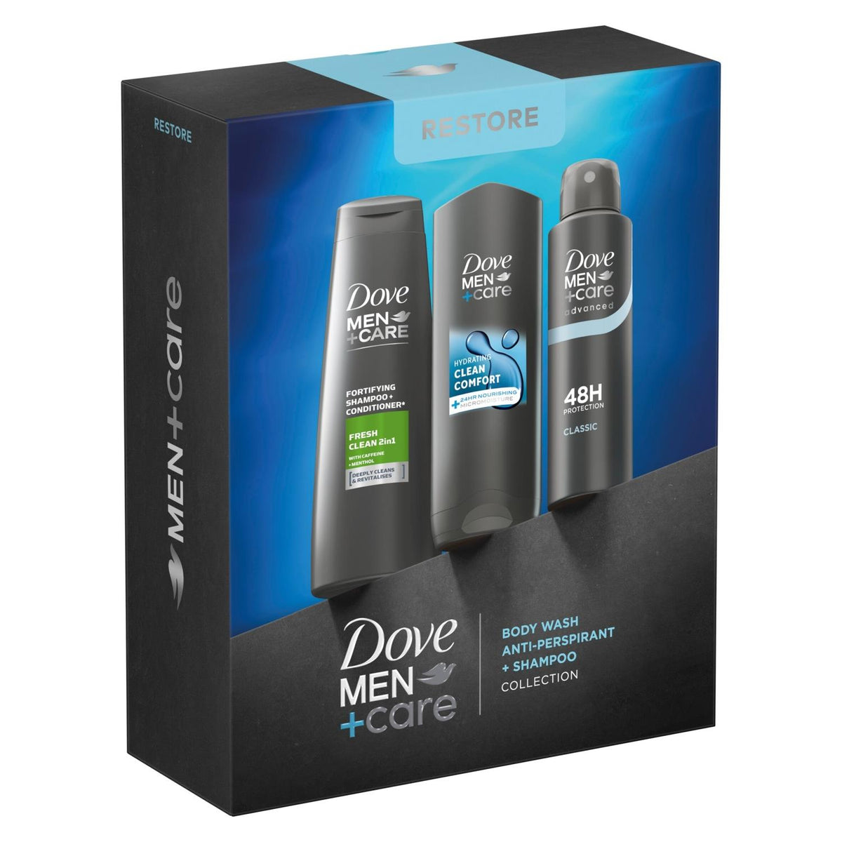 Restore Trio Gift Set With Body Wash And Conditioner, 3 Piece | Set of 1
