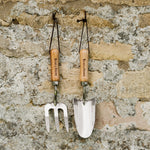 Garden Life Hand Fork & Trowel Set, Lightweight Stainless Steel With Ash Handles