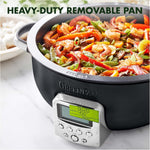 Elite Omnicooker, Pfas Free Ceramic Non-stick With 5.6l Capacity | Black