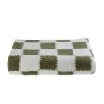 Green And White Checkered Super Soft Cozy Throw Blanket – Plush Lightweight Throw With Multiple Size Options | Extra Large