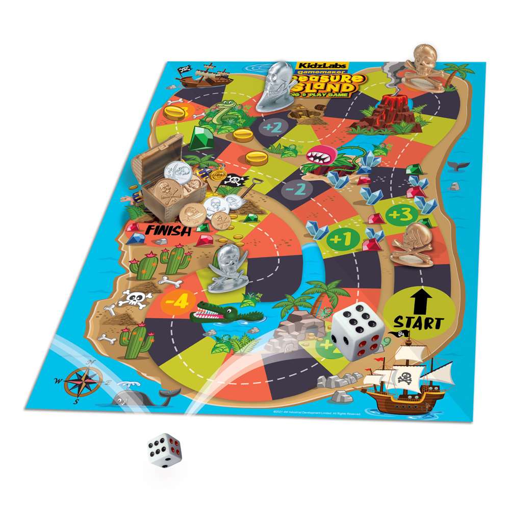Kidzlabs - Gamemaker - Treasure Island Dig & Play Game