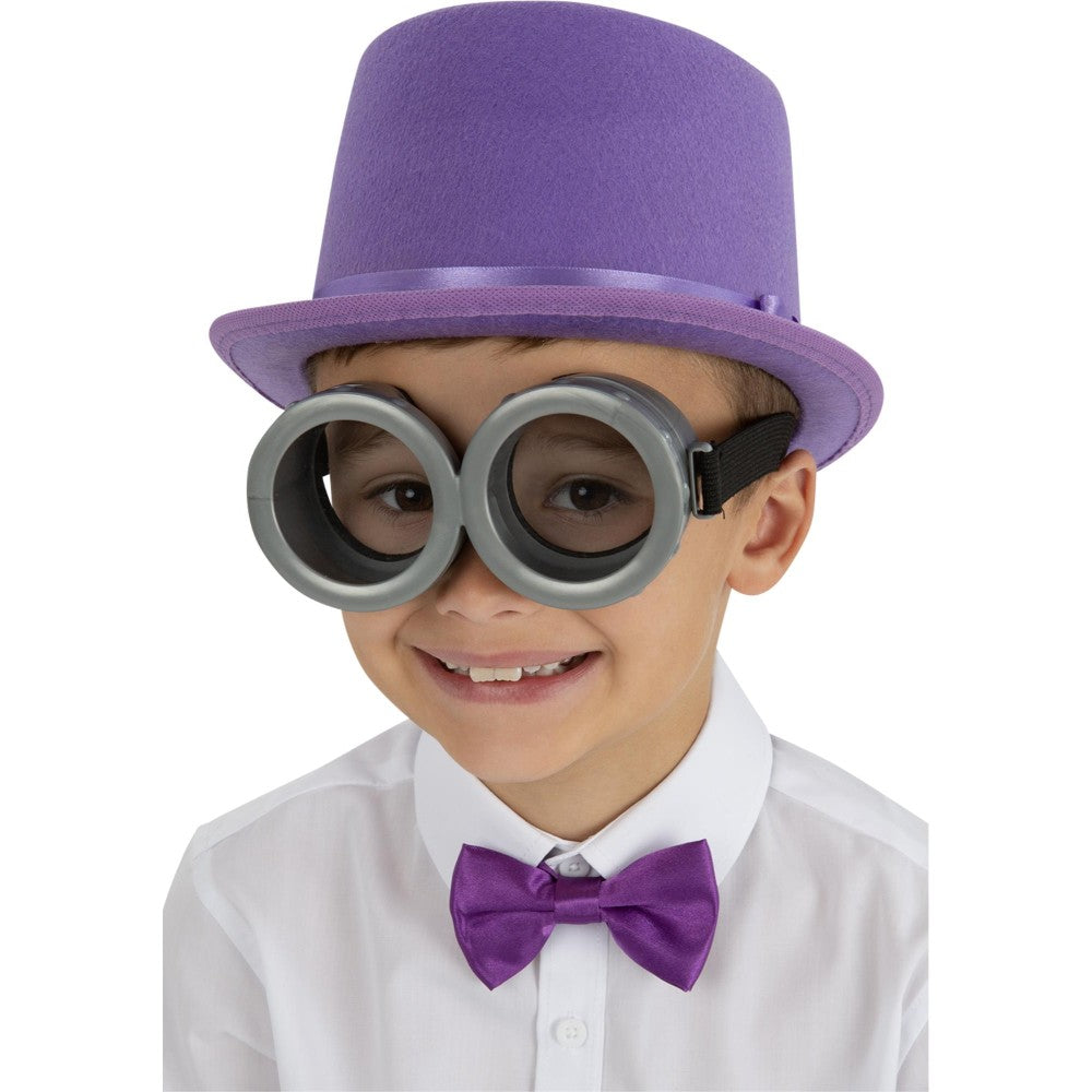 Kids Grey Goggles, Clear Lense