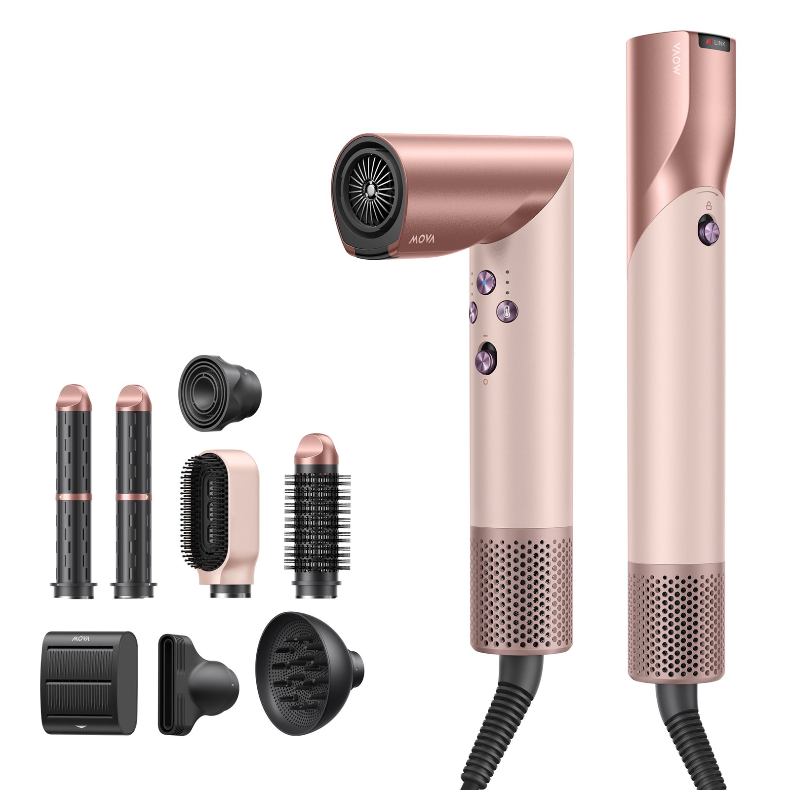 Master 10 Hair Styler With Accessories | Pink