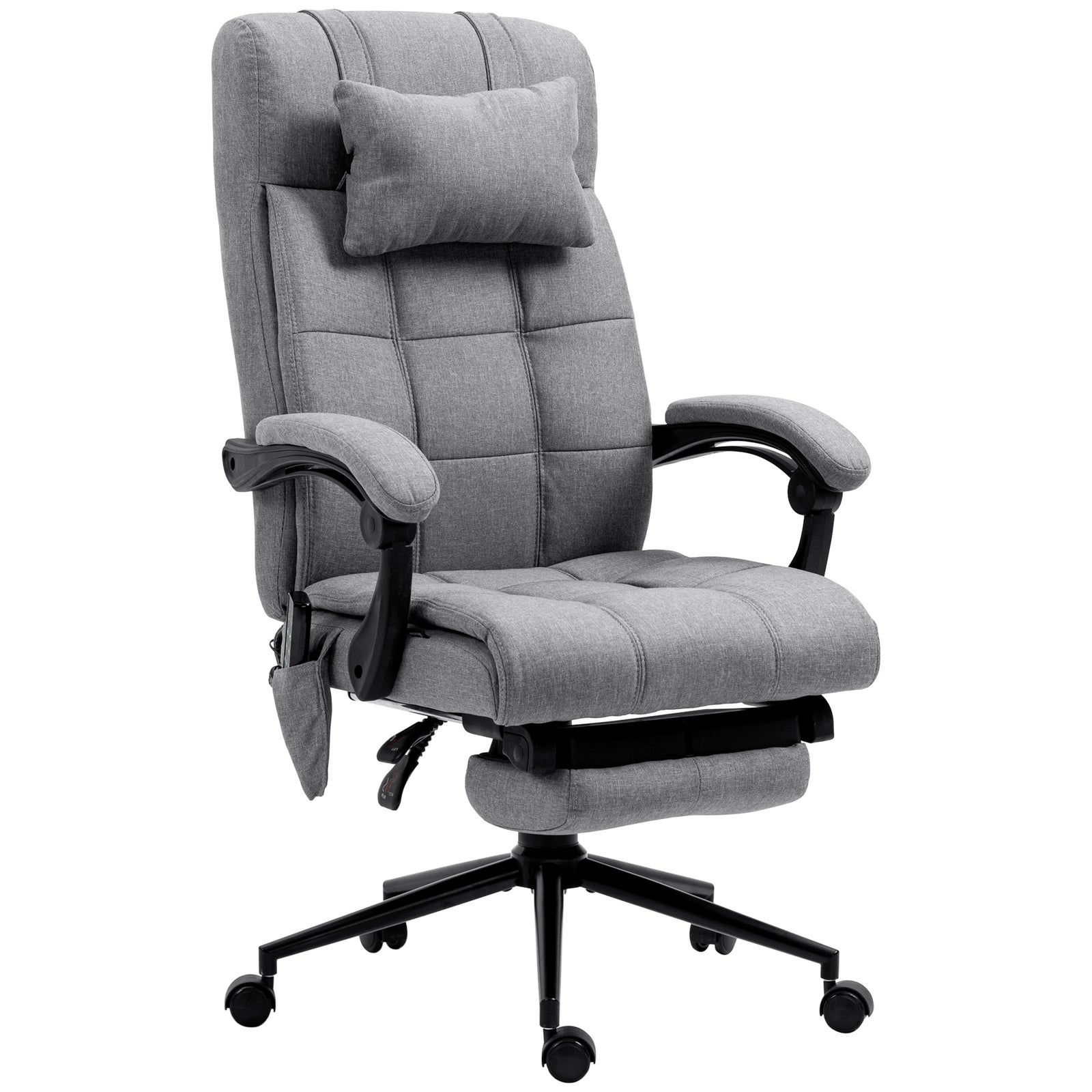 Fabric Office Chair Vibration Massage