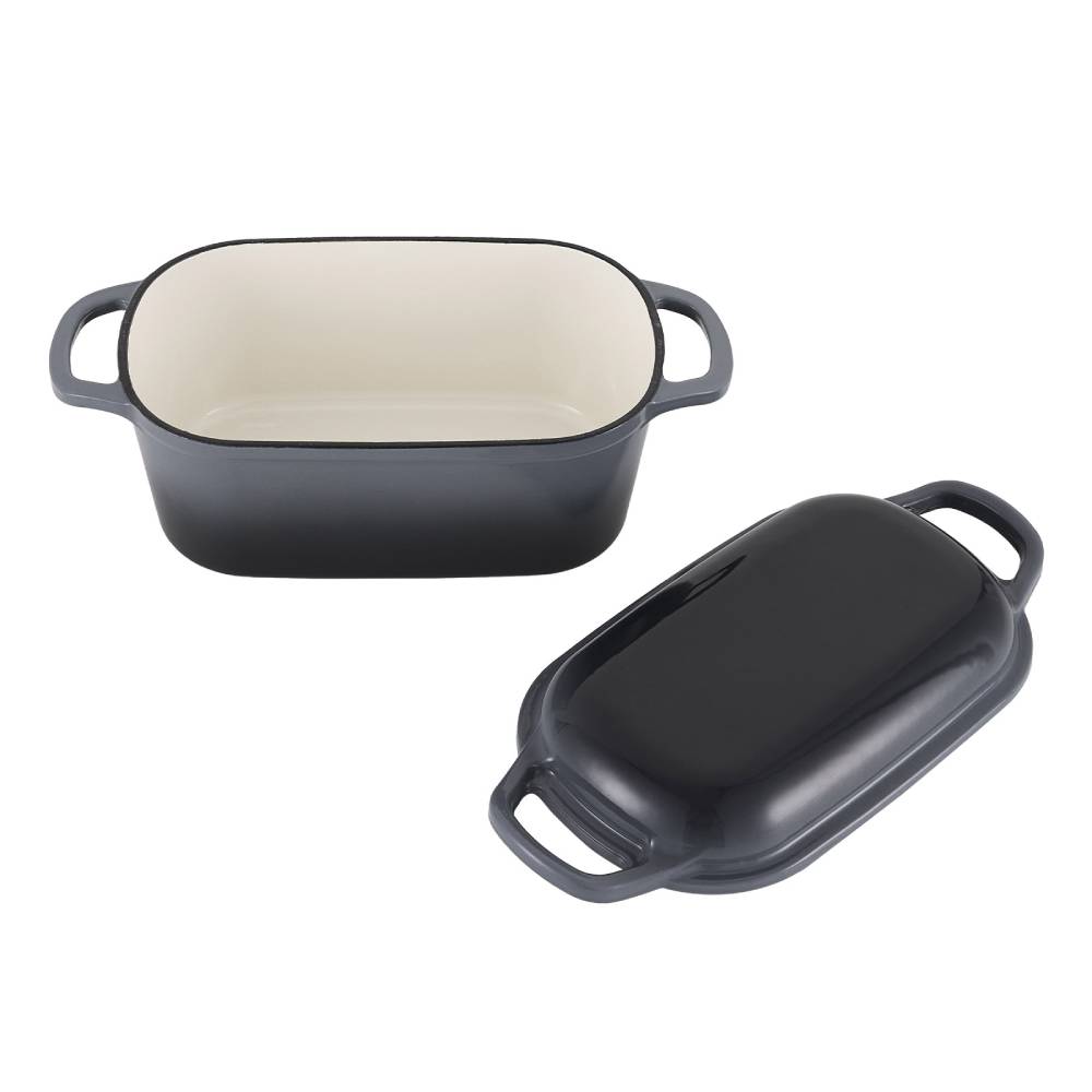 3.8l Enamelled Cast Iron Dutch Oven, Round Heavy Duty Casserole Pot With Lid, Ideal For Bread Baking