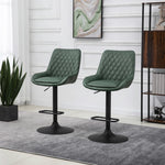 Adjustable Bar Chairs 360° Swivel Kitchen | Green