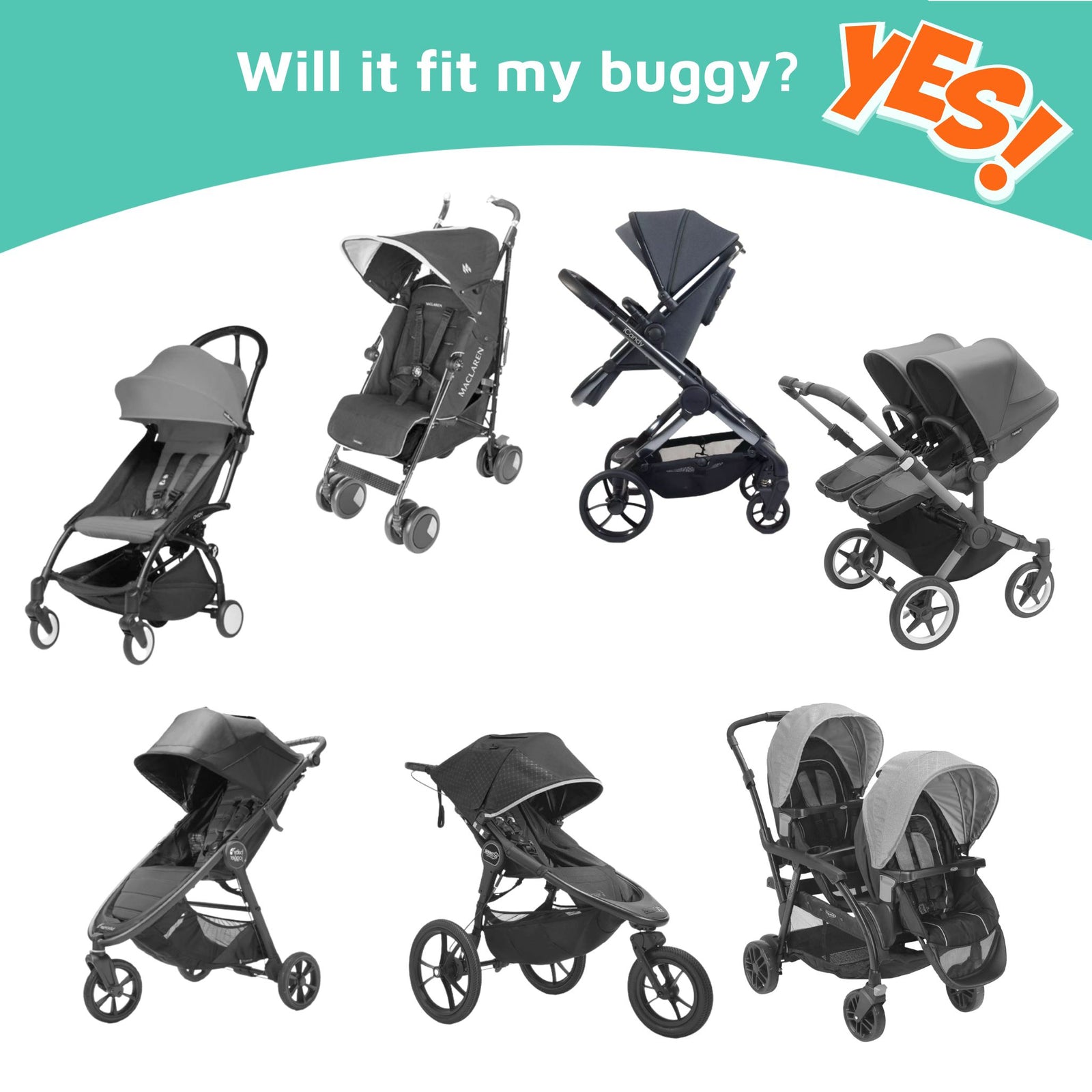 Plus Deluxe Pram Or Stoller Shade