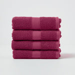 Turkish Cotton 500gsm Towel | Hand Towel | Burgundy