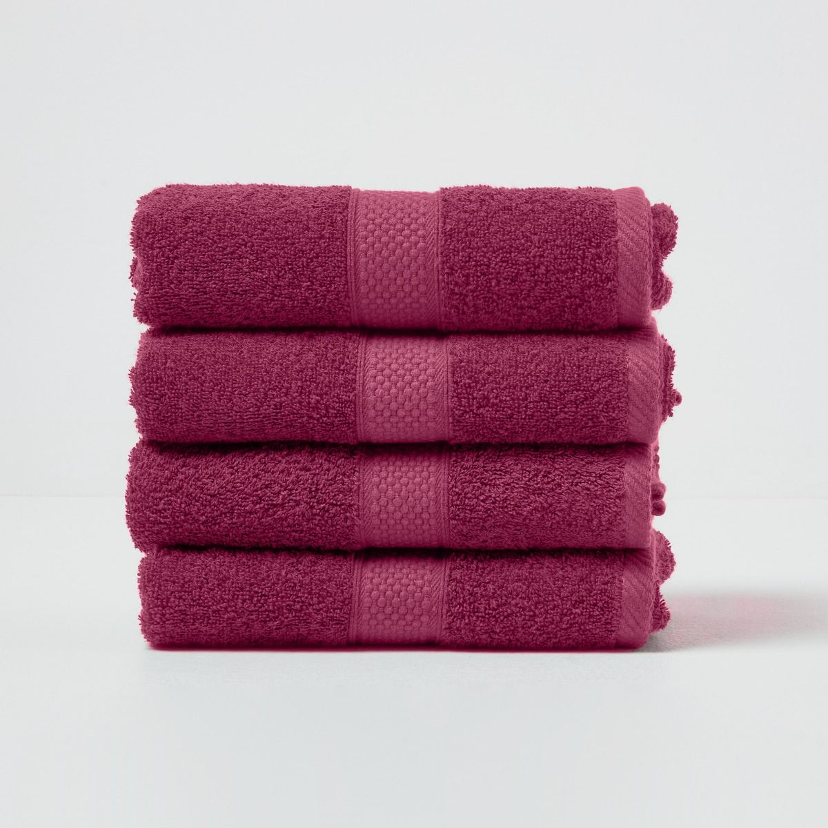 Turkish Cotton 500gsm Towel | Hand Towel | Burgundy