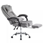 Swivel Velvet Office Chair Ergonomic Leisure Chair Height Adjustable Desk Chair | Grey