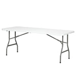 Folding Garden Table, Patio Table W/ Metal