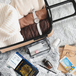 55x40x20cm Lightweight Luggage Overhead Cabin Hard Shell Cabin Suitcase 60+ Airlines Approved - Carry On Case - 4 Wheels | Cabin | Champagne