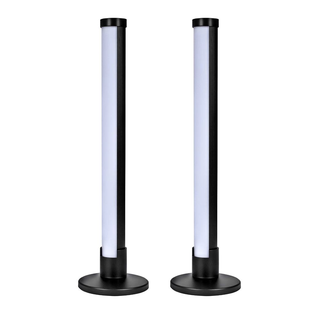Emitto 2x Smart Rgb Led Light Bars Game Ambient Lamps Color Changing Music Timer