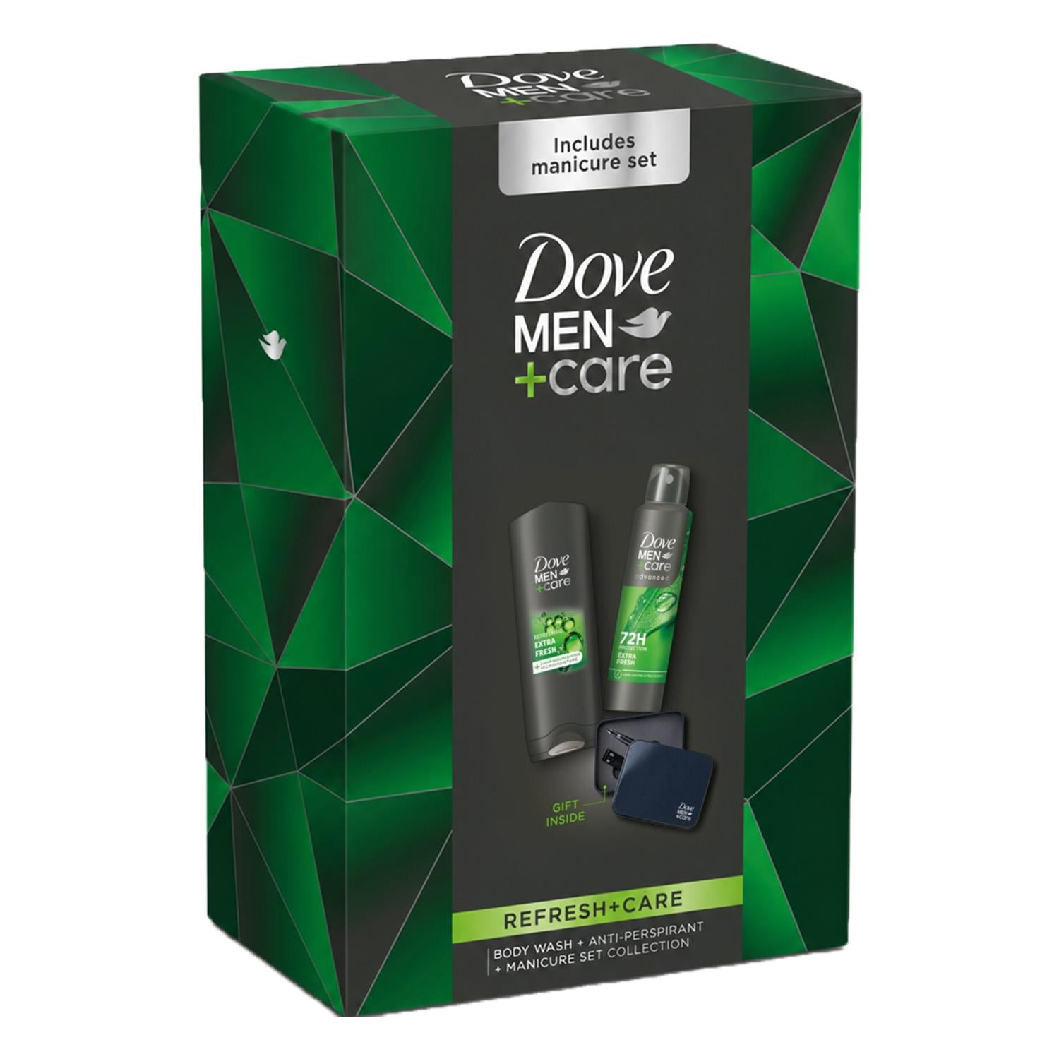 Men+care Refresh+care Duo & Manicure Kit Gift Set, 2 Piece Each | Set of 4