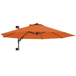 Wall Mounted Parasol W/ Vent & 8 Ribs | Orange