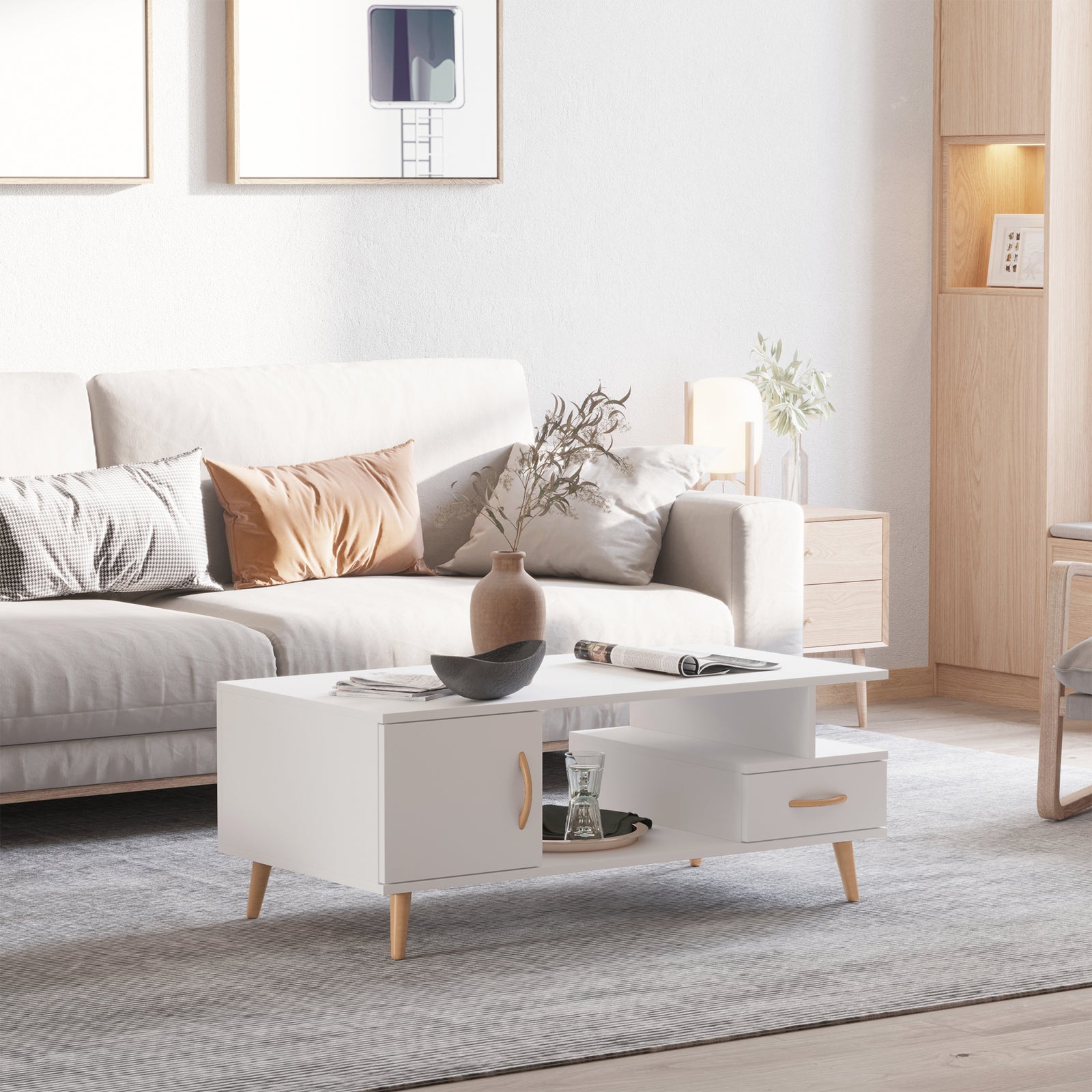 Minimalist Storage Coffee Table