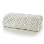 Papplewick Printed Heavyweight Supersoft Fleece Throw | 150cm x 180cm | Gray