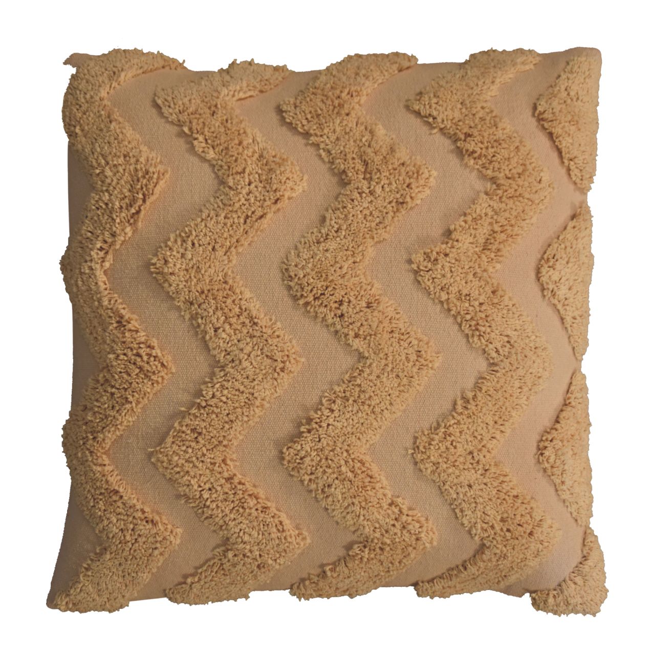 Zig-zag Cushion Set | Set-of-2 | Mustard