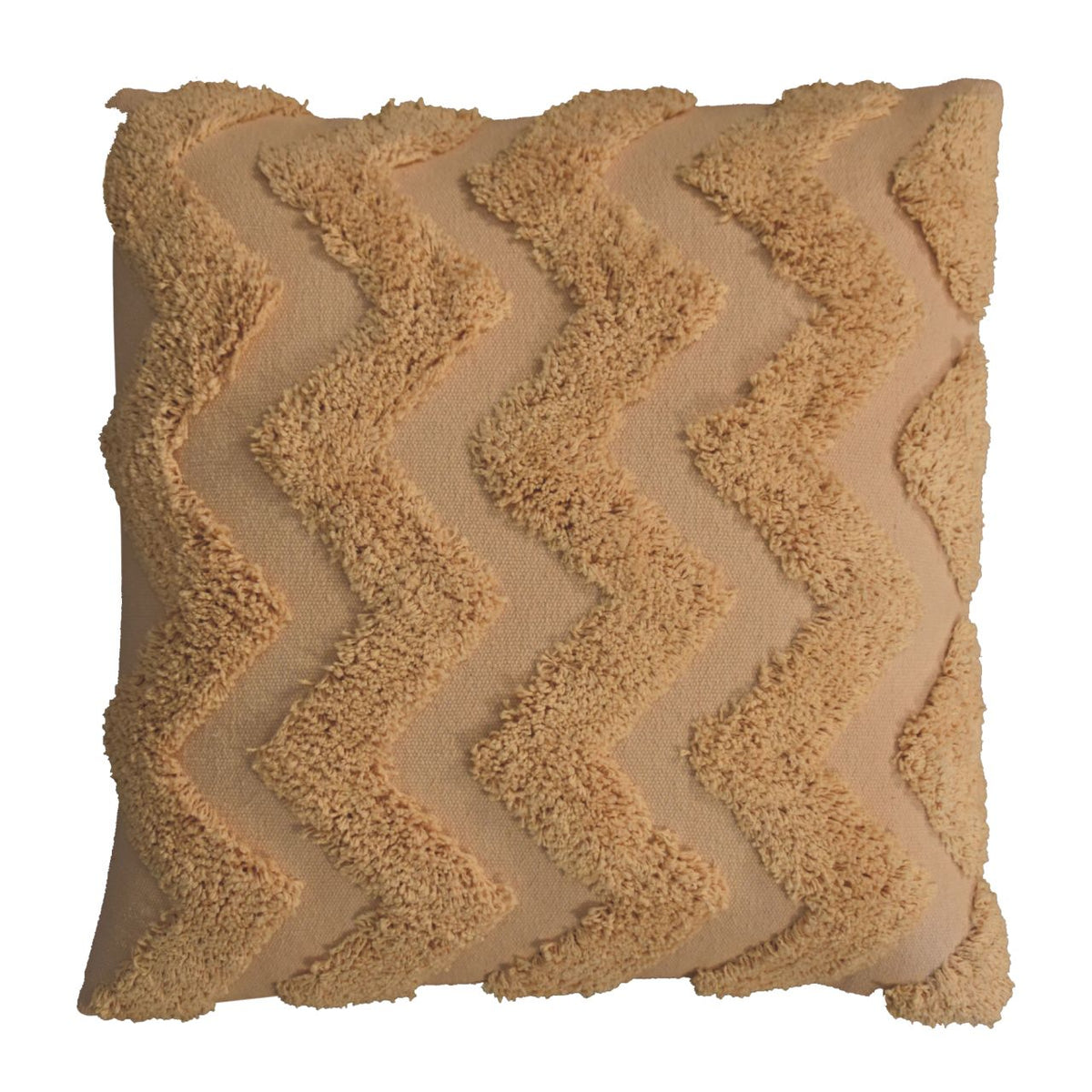 Zig-zag Cushion Set | Set of 2 | Mustard