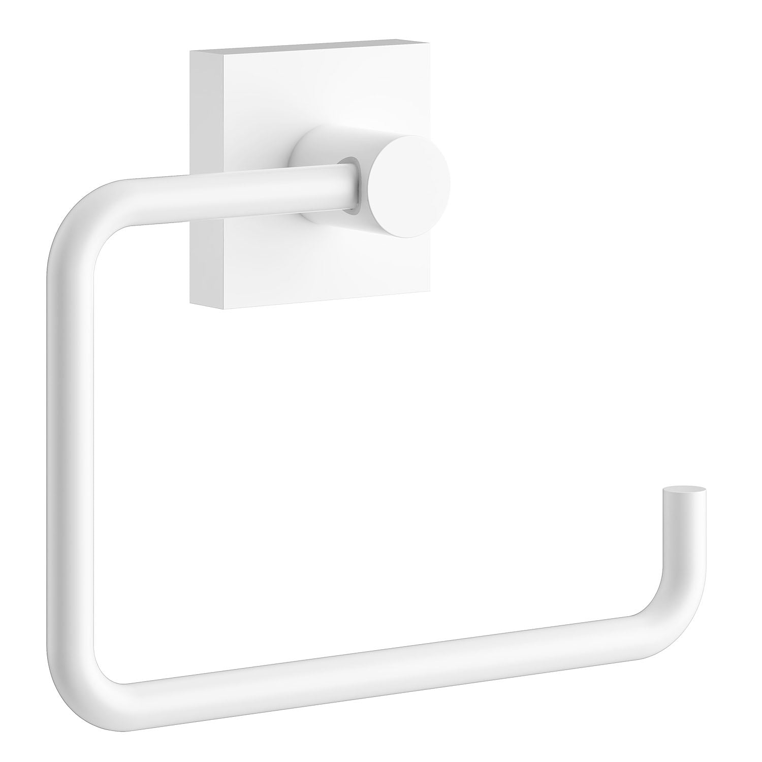 Wall Mounted Toilet Roll Holder For Bathroom Toilet Paper | White