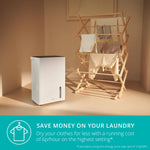 Bora Smart Dehumidifier, 12l,20l,30l/day Extraction, 4l Water Tank Or Continous Drainage | 20l | White