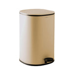 Bathroom Bin 5l Pedal Soft-close Bucket Pale Sand Essentials Collection