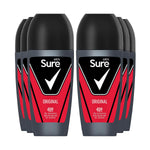 Men Original Antiperspirant Roll On 48h Sweat & Odour Protection, 6pk, 50ml | 6