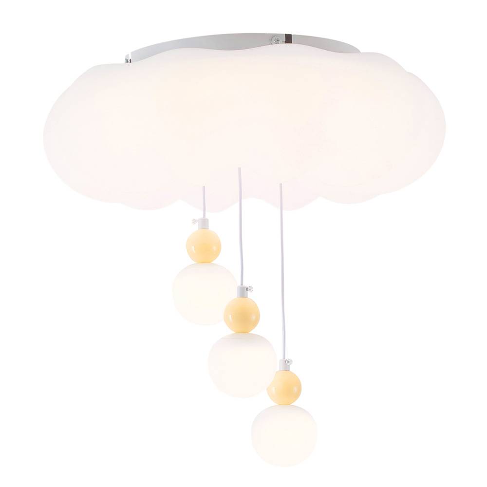 Modern Remote-controlled Ceiling Light With Pendant Decor