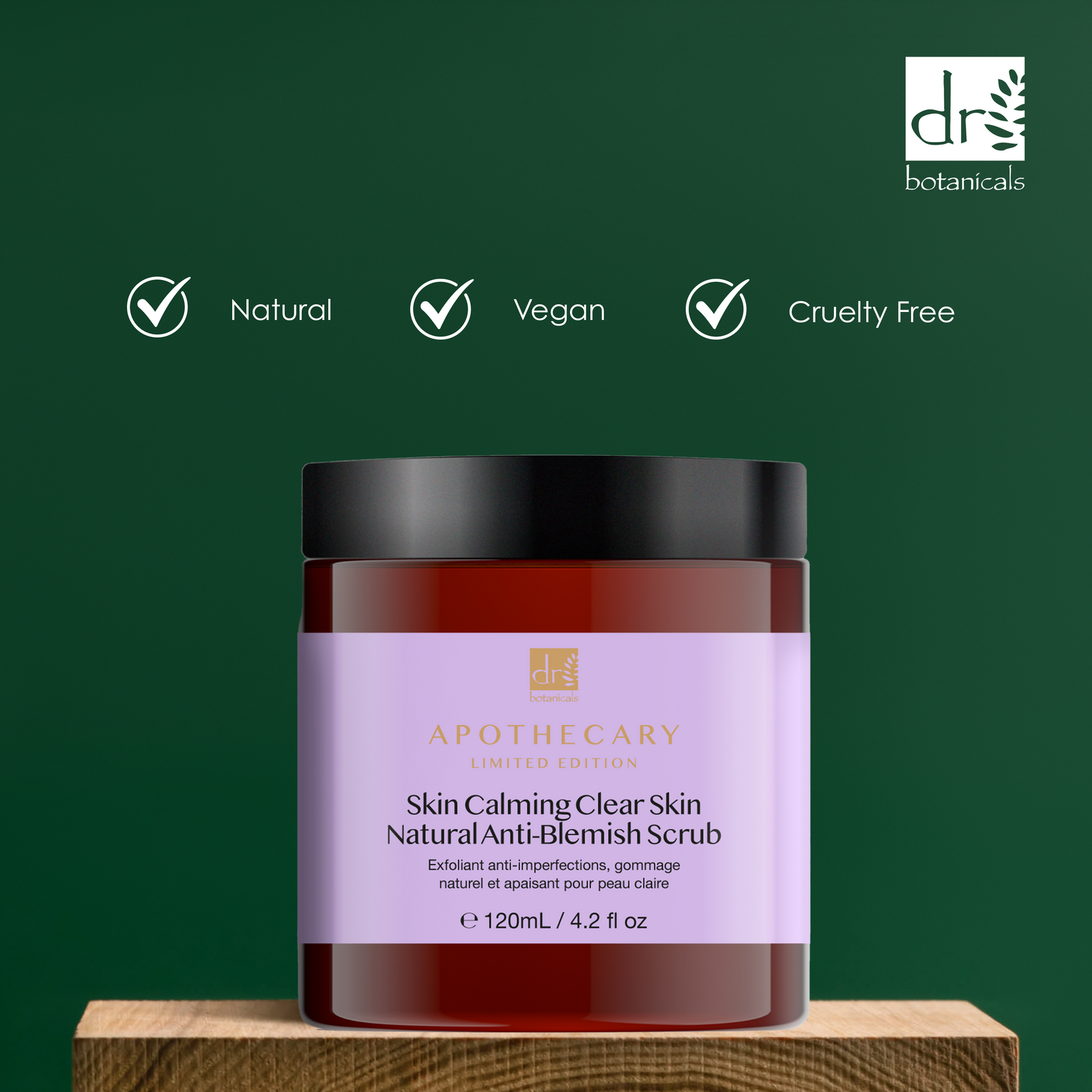 Skin Calming Clear Skin Natural Anti-blemish Scrub 120ml