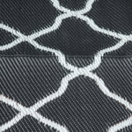 Reversible Rug W/ Carry Bag 182x274cm | Black