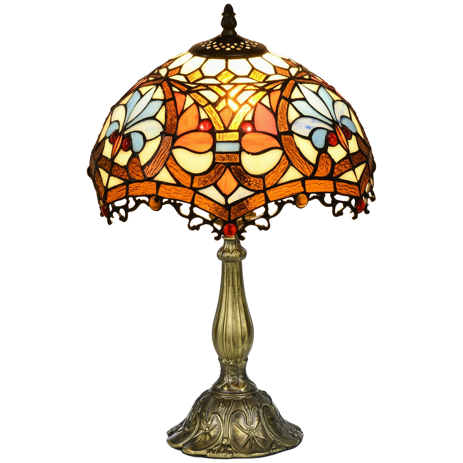 Antique Table Lamp Bedroom Bulb Not Included, Sunflower