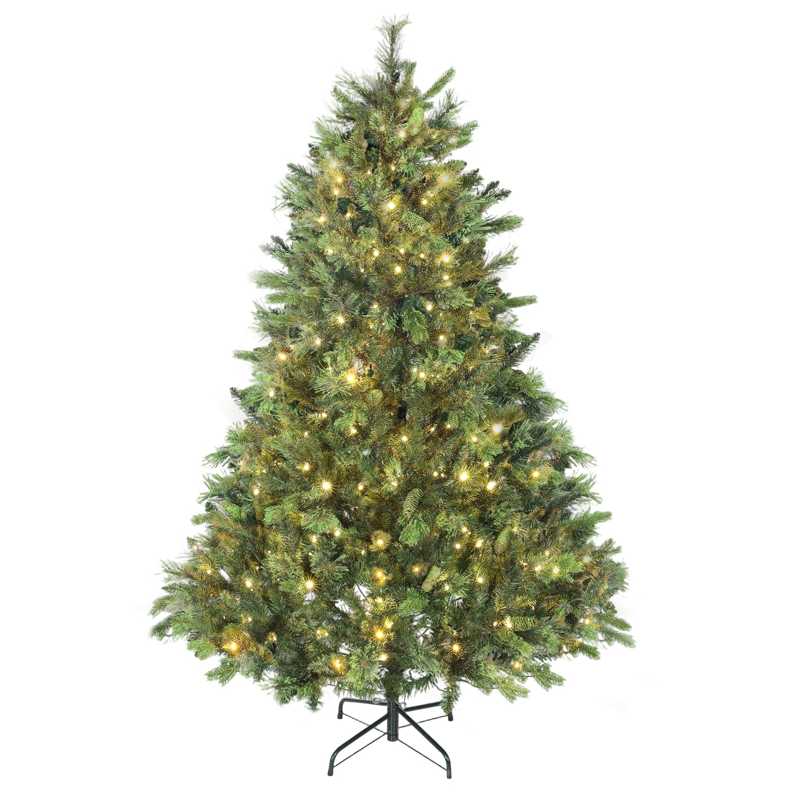 180cm Christmas Tree With Colourful Diy Leds, Remote, Carolina Pine