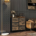 Bedroom Chest Of Drawers 4/5/6/7 Drawer Dresser W/ Shelf | Large | Brown