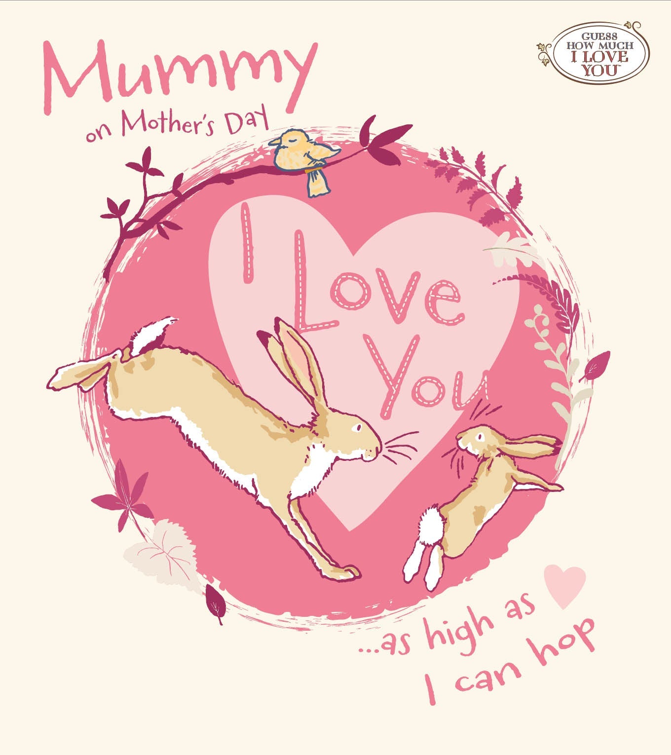 I Love You As High As I Can Hop' Mother's Day Card Official Product