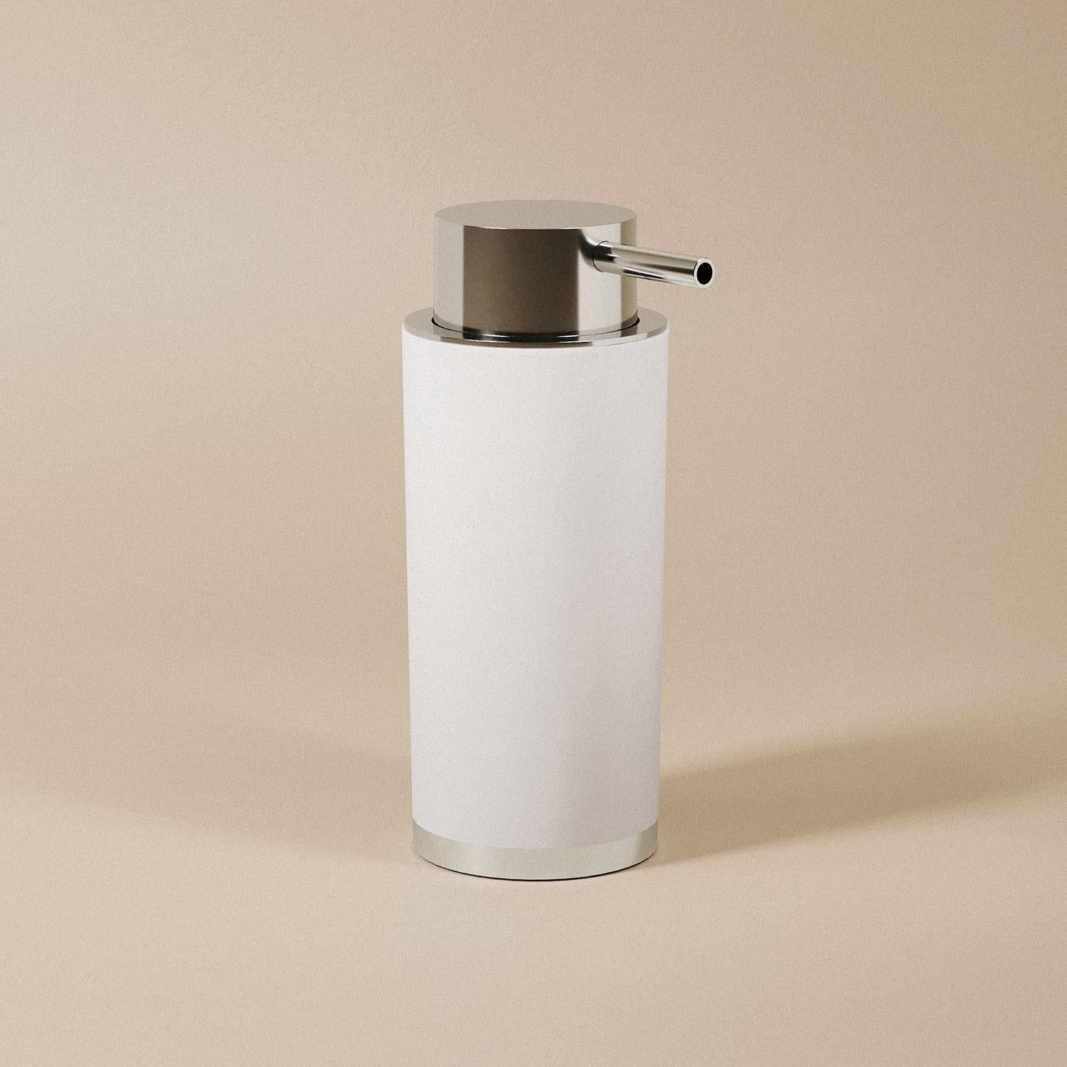 Soap Dispenser, 200ml,self-adhesive, Chrome Silver,next Collection