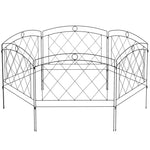 Fencing Panels 24in X 12ft Bed Border, Metal