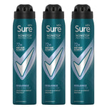 Men Resilience Deodorant Spray With 72h Nonstop Protection 250ml, 3 Pack | Set of 3