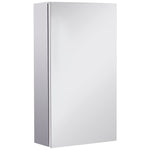 Wall Mounted Bathroom Mirror Glass Storage Stainless Steel
