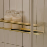 Bathroom Shelf, Organizer, Glass Wiper Copper Pvd Architect S+ Collection