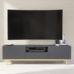 Diamond Luxe Tv Unit 180cm - Deco | Dark Grey