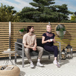 All-weather Garden Loveseat W/ Removable Cushions
