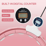 Smart Weighted Hula Hoop With Digital Counter | Pink