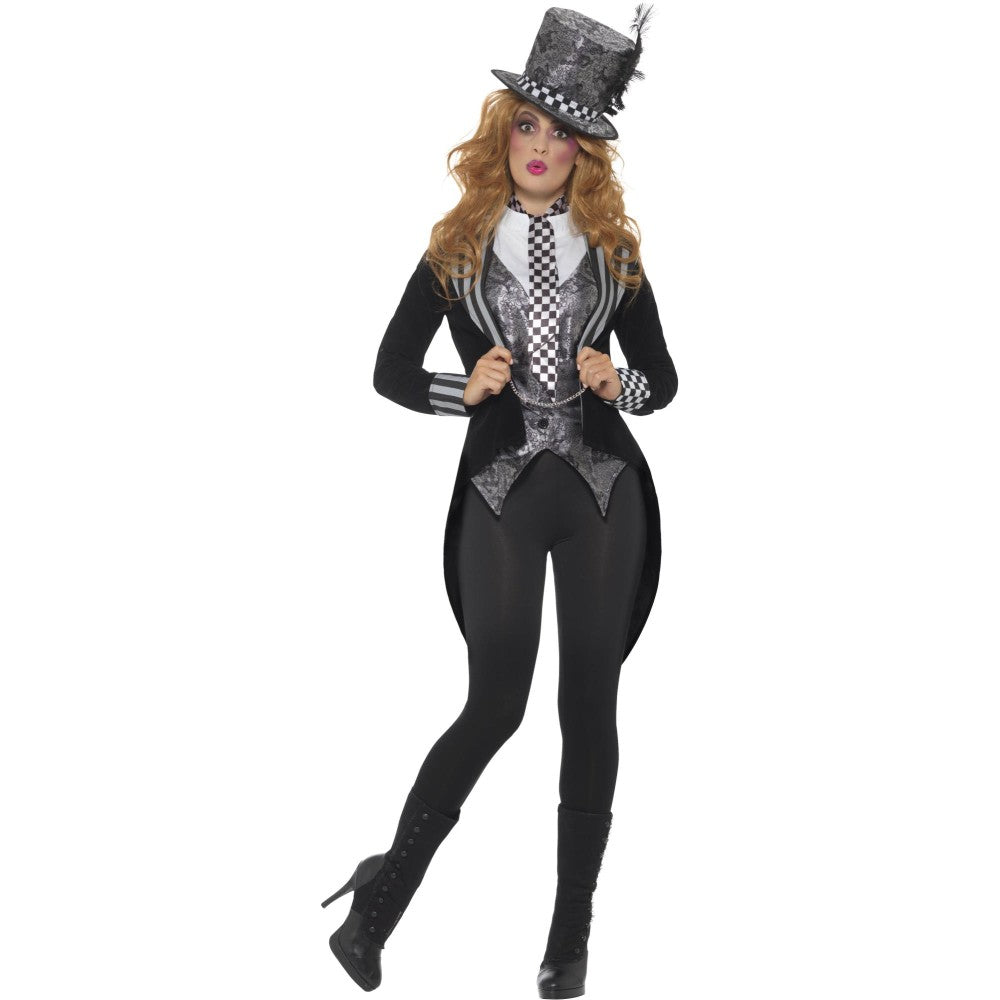 Deluxe Dark Miss Hatter Costume | Medium